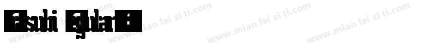 TAnasubi Regular字体转换